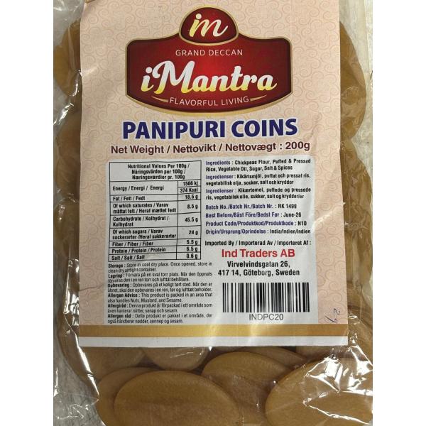 Pani Puri Coins iMantra – 200gm