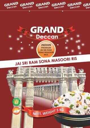 Grand Deccan JSR Sona Masoori Rice – 5kg