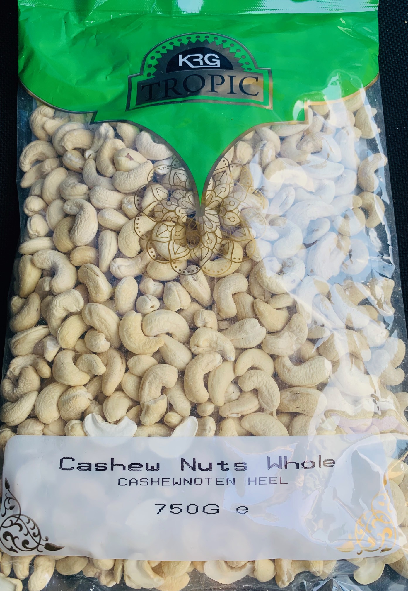 KRG Premium Indian Cashews – 750 Grams