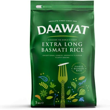 Daawat Extra Long Basmati Rice 5Kg-Green