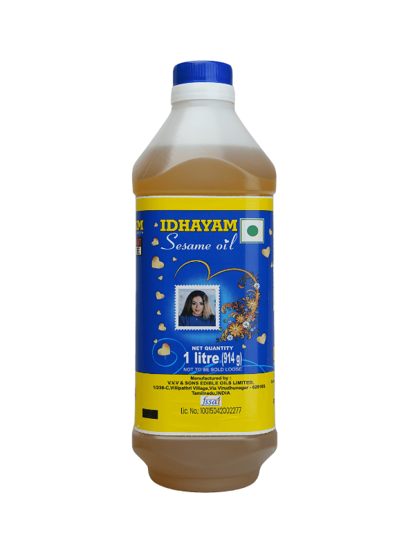 Idhayam Sesame Oil (Gingelly Oil) – 1 Litre
