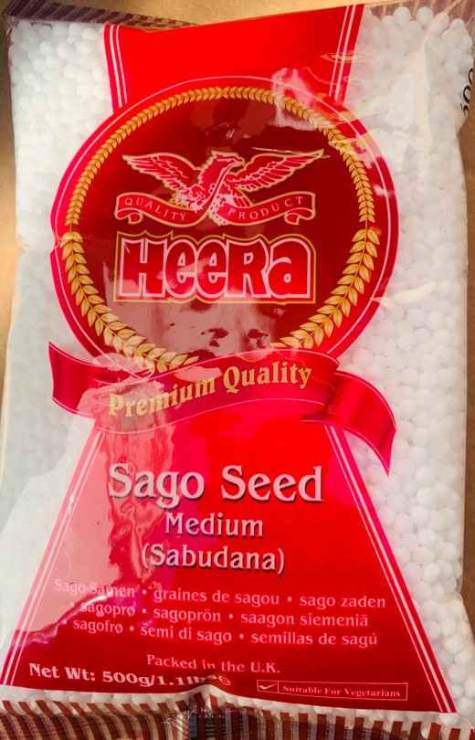 Tapioca Pearls/Sago Seeds – 500Grams