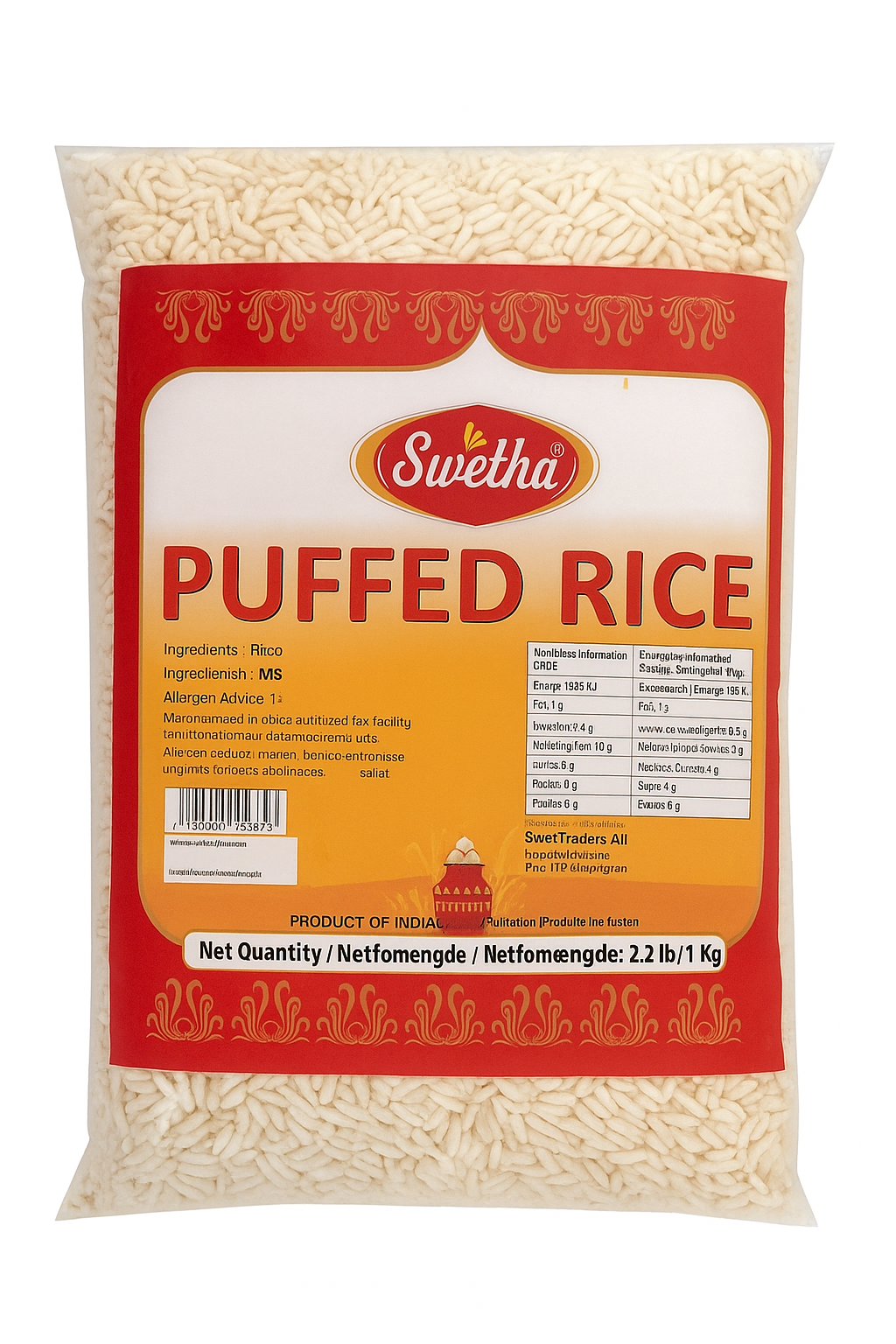Puffed Rice 500 Grams