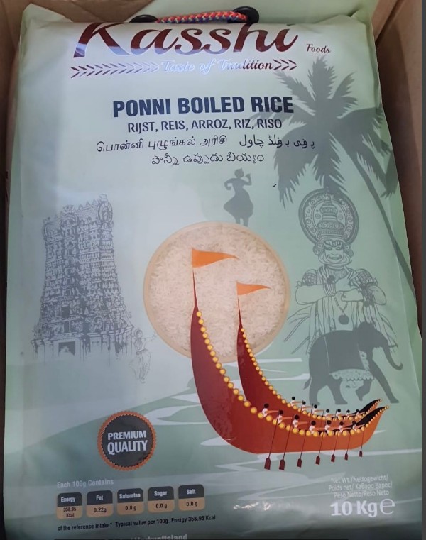 Kasshi Ponni Boiled Rice -10kg