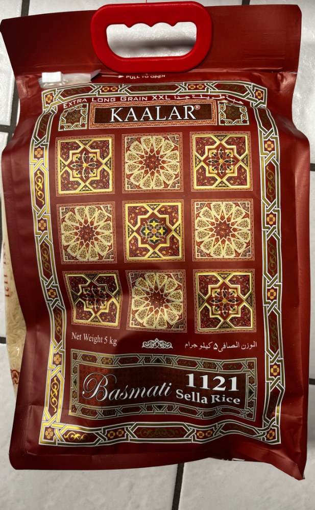 Kaalar 1121 Basmati Sella Rice XXL