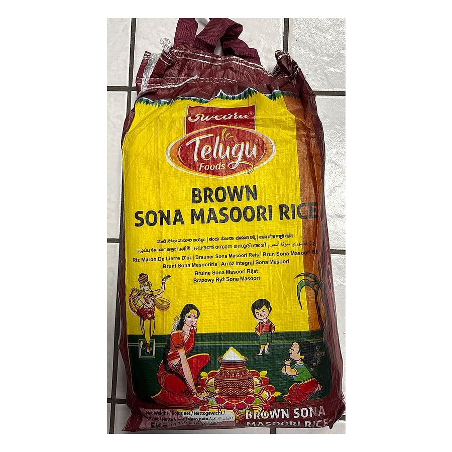 Telugu Foods Brown Sona Masoori Rice