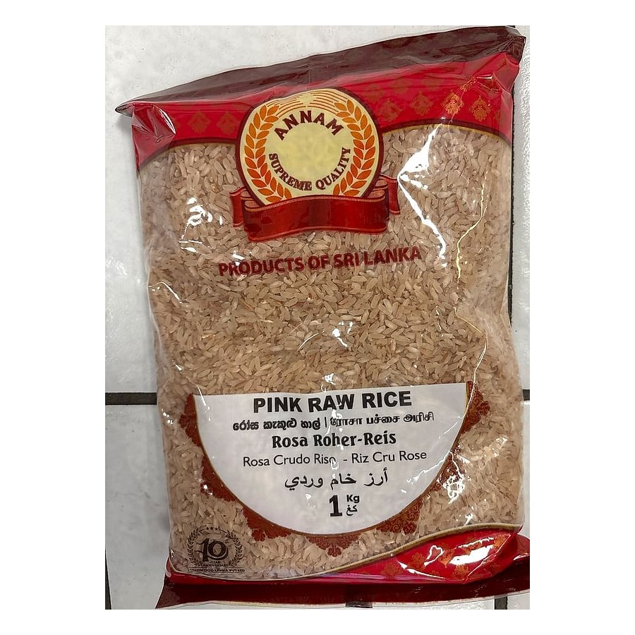 Annam Pink Raw Rice (Sri Lanka)
