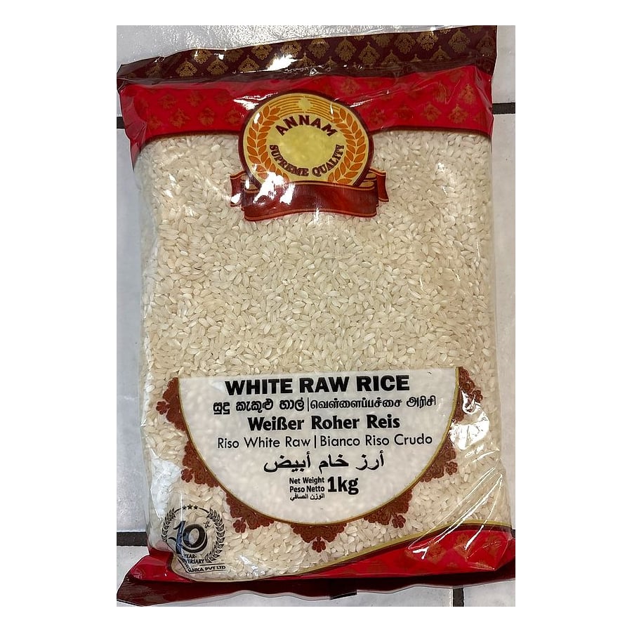 Annam White Raw Rice (Sri Lanka)