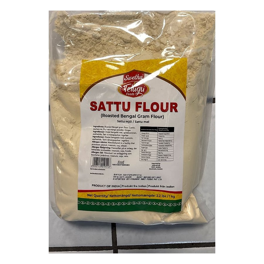 Telugu Foods Sattu Flour (Roasted Bengal Gram)