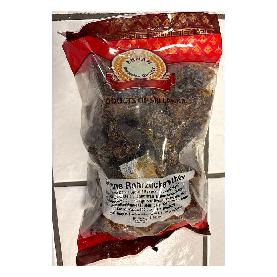 Annam Jaggery Cubes Brown (Sri Lanka)