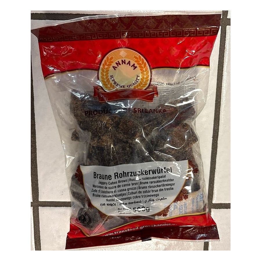Annam Jaggery Cubes Brown (Sri Lanka)