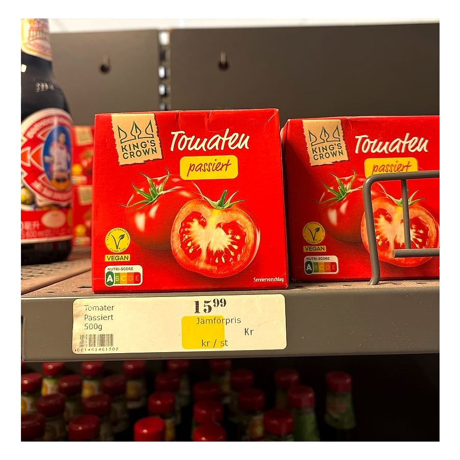 King's Crown Passata (Tomaten Passiert)